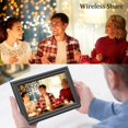thumbnail image 2 of Cadre Photo Numérique WiFi 10.1 Pouces, Cadre Photo Électronique, Stockage 16 Go, Rotation Automatique, Écran Tactile IPS, Installation Facile et Partage de Photos et Vidéos via Application Gratuite Partout, 2 of 5