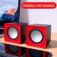 thumbnail image 4 of Xingzhi Computer Speakers Protable Music Loudspeaker Mini USB Home Office Laptop Multimedia Notebook Living Room Accessories Black, 4 of 6