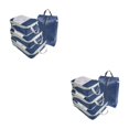 thumbnail image 1 of VONKY 4pieces Compression Packing Cubes Set Time-Saving Solution For Organized Travel OxfordCloth Travel Organiser Bags dark blue 2Set, 1 of 6