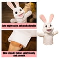 thumbnail image 5 of Eoozwa Mignonne Marionnette à Main Lapin avec Bouche Mobile Jouet Ventriloque pour Performance Jeu de Rôle Interactif Cadeau de Pâques, 5 of 5
