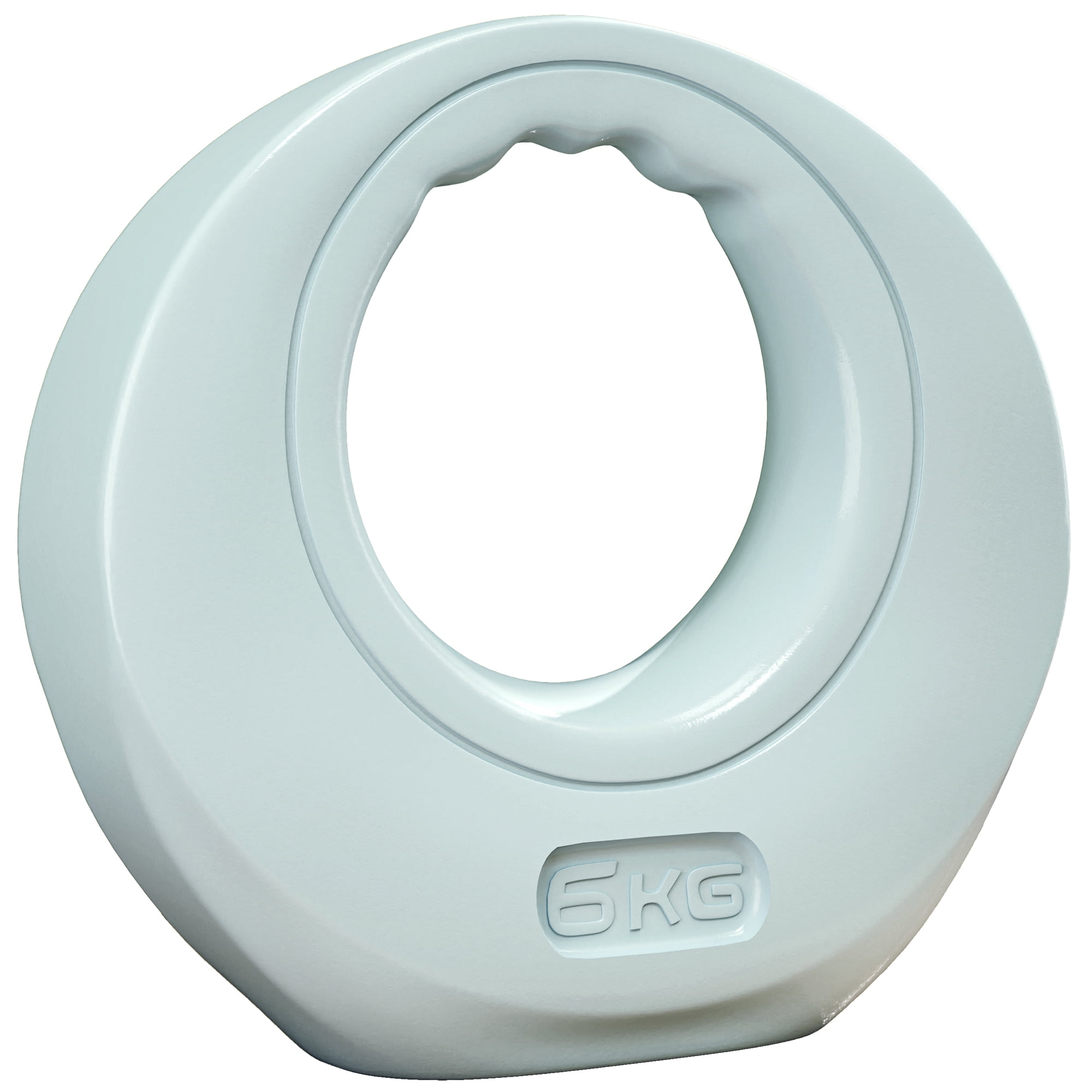 Soozier Kettlebell de 13 Lb avec Grand Poignée, Gris Pâle