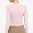 thumbnail image 5 of RXIRUCGD Hoodie de Sport Décontracté à Col Rond pour Femmes, Sans Capuche, Manches Longues, Rose, Taille : m, 5 of 5