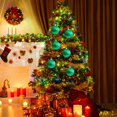 thumbnail image 2 of Liquidation!Dainzusyful Décorations de Noël Ornements de Noël Rouges Ancre 8 Pouces Incassable Grande Boule de Noël Bonbon Or Décoration Boule de Décoration des Fêtes de Noël à Créer Vert, 2 of 4