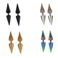 thumbnail image 2 of Electronicheart 1Pc Men Boys Titanium Steel Spike Stud Earring Punk Rock Piercing Stud Steel Rivets Earring, 2 of 8