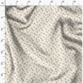 thumbnail image 3 of Soimoi White Rayon Fabric Rose Floral Printed Fabric 1 Yard 42 Inch Wide, 3 of 6