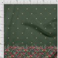 thumbnail image 1 of Soimoi Polyester Crepe Fabric Artistic Leaves & Flower Panel Print Fabric by Yard 42 Inch Wide, 1 of 1