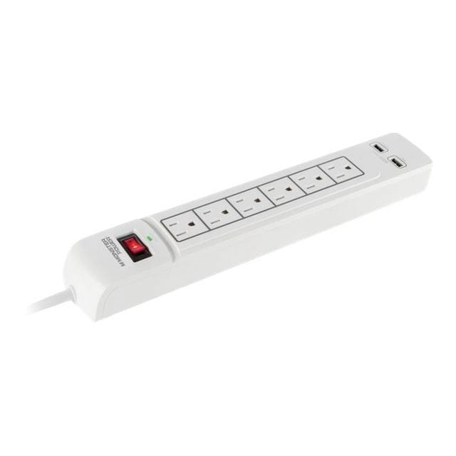 Monster Core Power 600 USB - Parasurtenseur - CA 120 V - Connecteurs de Sortie : Cordon de 6 - 5 Pi