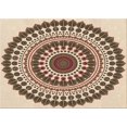 thumbnail image 1 of Ahgly Company Machine Washable Indoor Rectangle Transitional Khaki Gold Area Rugs, 5' x 7', 1 of 7