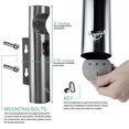 thumbnail image 2 of Elitra Wall Mounted Outdoor Stainless Steel Cigarette Butt Receptacle, Silver, 2 of 7