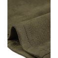 thumbnail image 5 of INSPIRE CHIC Women's Faux Suede Button up Casual Open Front Drawstring Long Sleeve Blazer M Olive Green, 5 of 5
