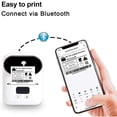 thumbnail image 4 of Phomemo-M110 Étiquette Printer - Portable Mini Bluetooth Fabricant d'Étiquettes Thermiques Convient à l'Étiquetage, Bureau, Vente au Détail, Compatible avec Système Android et iOS, 4 of 7