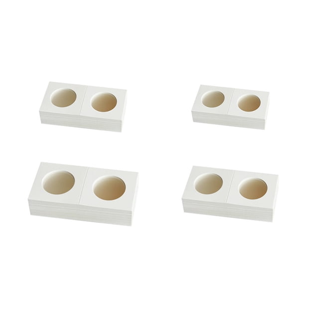 MasteelfCA 200pcs Paper Coin Holders Coin Flips for Coin Collection in The Coin Album