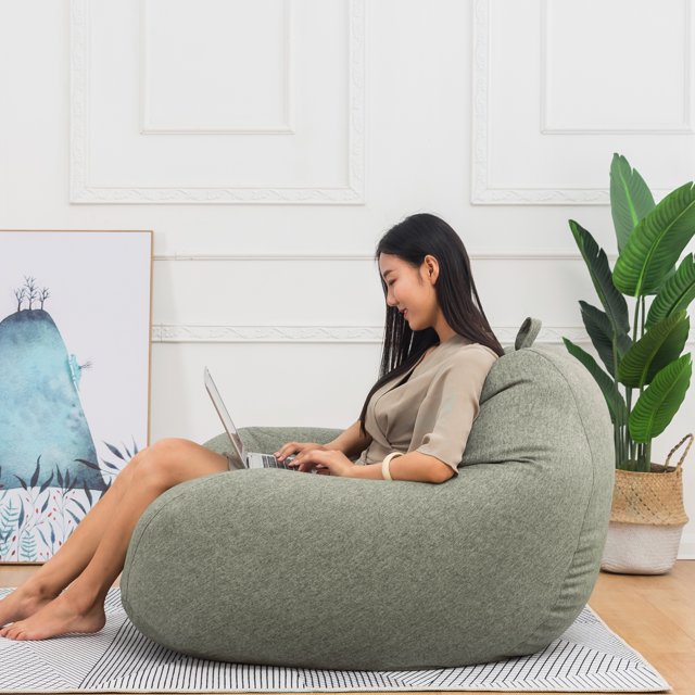 Housse de Pouf Décorative Intérieure Multicolore pour Maison, Chaise Tatami, Canapé de Repos, Fauteuil Lounge Doux, Housse Lavable (Remplissage Non Inclus)