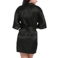 thumbnail image 2 of Women's Soft Long Satin Robes Long Silk Robes Full Length Robes Kimonos Silky Bath Robe Dressing Gowns, 2 of 6