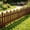 residential mini fence Under $5 a4, variant on Werulen High Low Style Yard Fence Panels, Small Garden Border Fencing Flower Beds, Residential Mini Fence Lawn Edging, Decorative Low Profile Garden Barrier, Picket Style Yard Fence Landscaping
