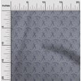 thumbnail image 2 of oneOone Rayon Gray Fabric Paisley Sewing Material Print Fabric By The Yard 56 Inch Wide, 2 of 5