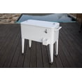 thumbnail image 4 of Permasteel - Glacière de patio extérieure de 80 Qt – Blanc, glacière roulante – 110 canettes, 4 of 4