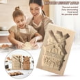 thumbnail image 1 of Oleegame 1PC Cookie Mold DIY Baking Moulds Wooden Cookie Cookie Moulds Embossing Craft Decorative Baking Tools For Christmas Thanksgiving Christmas Kitchen, 1 of 6