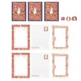 thumbnail image 1 of Stationary Writing Paper with Envelopes, Floral Stationery Set with Lined Letter Rabbit, 1 of 6