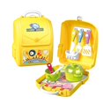 thumbnail image 4 of MesaSe Kids Pretend to Play Set Toys  Children‘s Simulation Jewelry Dressing Table Toothbrush Tool Set Kitchen Tableware with Backback Box for Boys Girls  White, 4 of 9