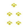 thumbnail image 3 of Baohd 50pack/lot Multi-color Fabric For Wide Application In Weddings And Parties Hats Fiber Realistic Appearance Soft Texture Yellow 4.5cm 5Set, 3 of 6