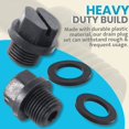 thumbnail image 2 of [Lot de 2 Bouchons de Vidange avec pour Pompes, Numéro de Pièce de Remplacement Exact SPX1700FG, Compatible avec Super Pum Power et les Séries MaxFlo, 2 of 6