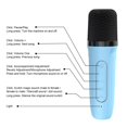 thumbnail image 4 of Wireless Bluetooth-Compatible Portable Lightweight Speaker  with Microphone  RGB Light  Powerful Sound and Deep Bass  for Home Karaoke  Outdoor Travel, 4 of 10