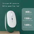 thumbnail image 4 of Wuztai Bluetooth 5.0 Wireless Mouse, Noiseless Silent Mouse with USB Receiver, Portable Rechargeable Computer Mice for Laptop PC Tablet Desktop, 4 of 5