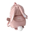 thumbnail image 2 of Wolfast Childrens Solid Color Small Backpack Boys And Girls Schoolbag Lightweight Student Schoolbag Personalized Bunny Backpack, 2 of 2