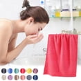 thumbnail image 3 of Face Cloth Set, Soft Terry Towels, Highly Absorbent, Includes Washcloths 30 x 60 cm, with Good Water Absorption for Bath, Gym and Spa Use, 3 of 5