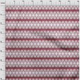 thumbnail image 3 of oneOone Silk Tabby Fabric Peacock Feather Ikat Print Sewing Fabric BTY 42 Inch Wide, 3 of 4