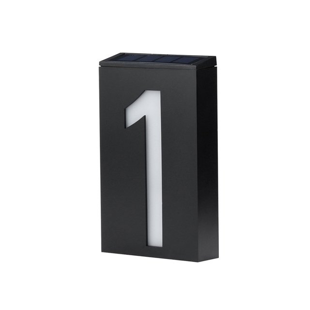 Xingzhi Number Light Doorplate Guide-board Wall Lamp Plaque Lantern Outdoors Address House Powered Waterproof Sign Courtyard One