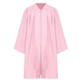 thumbnail image 3 of TTAO Kids Unisex Graduation Gown Robe Cap V Neck Set with 2025 Badge Tassel for School Graduation Pink 33, 3 of 7