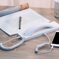 thumbnail image 4 of Maoww Classic Telephone Receiver Professional Retro Earphone Equipment External Cellphone Handset Accessories Receivers Devices white, 4 of 9