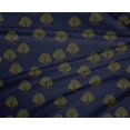 thumbnail image 4 of oneOone Polyester Lycra Dark Navy Blue Fabric Floral & Flying Swan Block Fabric For Sewing Printed Craft Fabric By The Yard 56 Inch Wide, 4 of 4