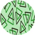 thumbnail image 1 of Ahgly Company Tapis de Zone Rond Vert Transitionnel pour Intérieur Lavable à la Machine, 3 Pieds Rond, 1 of 7