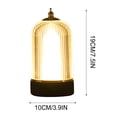 thumbnail image 4 of Small Table Lamp Portable Wireless Birdcage Table Lamp Dimmable Decorative Atmosphere Rechargeable Table Lamp Touching Control Night Light Night Light Lamp, 4 of 4