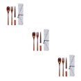 thumbnail image 4 of Maytalsory Set School Student Chopstick Fork Spoon Flatware with Storage Bag Type 7 3Set, 4 of 6