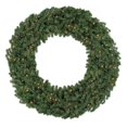thumbnail image 1 of Northlight Pre-Lit Canadian Pine Commercial Christmas Wreath - 10' - Clear Lights, 1 of 3