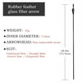 thumbnail image 3 of Runzkzy Metal Arrows 29 inch 6/12PCS Hunting Arrows for Bow Compound Recurve and Traditional Bows, 3 of 11