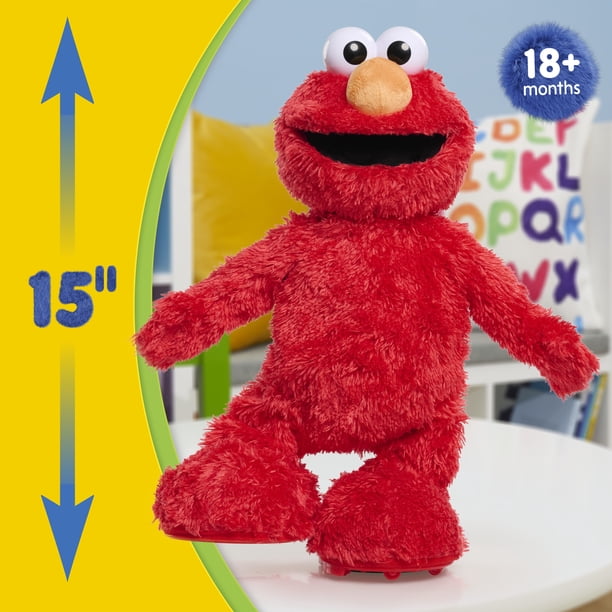 Sesame Street Hokey Pokey Elmo Plush with Music and Motion, 36 cm