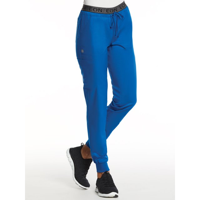 Maevn Pantalon de Jogging pour Femmes Eon Sport Sportif à Taille Entièrement Élastique avec Logo