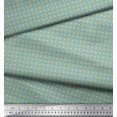 thumbnail image 2 of Soimoi Polyester Crepe Fabric Geometric Small Fabric Prints by Yard 42 Inch Wide, 2 of 3