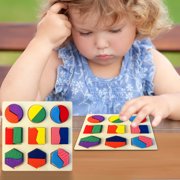 EGNMCR Wooden Educational Puzzle Toy Matching Board For Children Geometry Design Puzzle ball Birthday Gifts for Kids