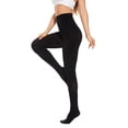 thumbnail image 3 of Women's 120 Tights 3PCSoft Opaque Solid Color Footed Pantyhose, 3 of 3