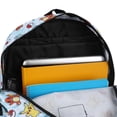 thumbnail image 2 of Pokémon 17-Inch Backpack with All-Over Character Print and Front Zip Pocket, Back to School Supplies, 2 of 7