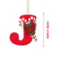 thumbnail image 3 of Vaidha 26 Letters Christmas Tree Decoration Pendant Christmas Tree Ornaments Personalized DIY Christmas Ornaments Christmas Decoration Xmas Tree Hanging Decor, 3 of 3