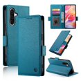 thumbnail image 1 of Magnetic Wallet Case with Card Holder & Stand for Samsung Galaxy A17 Blue, 1 of 6