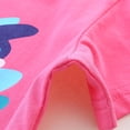 thumbnail image 3 of Vêtements pour Filles T-Shirts à Manches Courtes avec Papillon pour Filles Col Rond Vêtements d'Été pour Ado Fille Vêtements 4T pour Filles Tenue pour Fille, 3 of 8