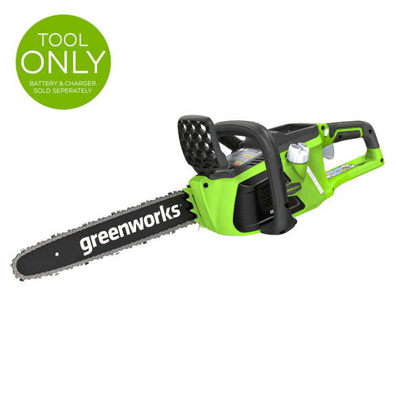 Greenworks 40V 14 Pouces Tronçonneuse Électrique Sans Fil et Sans Balais (Outil Seulement), [75+ Outils Compatibles]